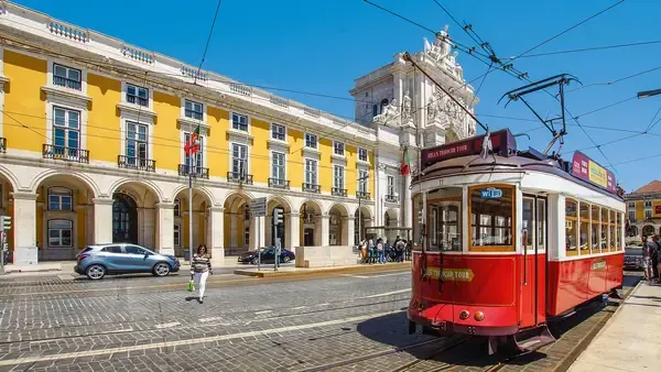 Tram in Lisbon